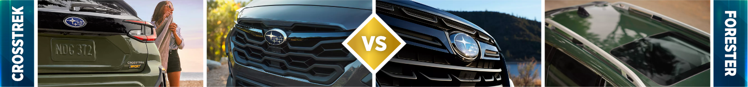 2024 Subaru Crosstrek vs 2024 Subaru Forester Features 2024 Subaru Crosstrek vs 2024 Subaru Forester Features