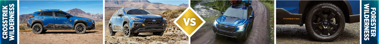 2024 Subaru Crosstrek Wilderness vs 2023 Subaru Forester Wilderness