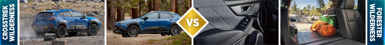 2024 Subaru Crosstrek Wilderness vs 2023 Subaru Forester Wilderness