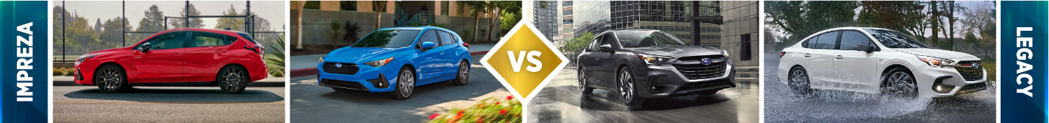 2024 Subaru Impreza vs 2024 Subaru Legacy