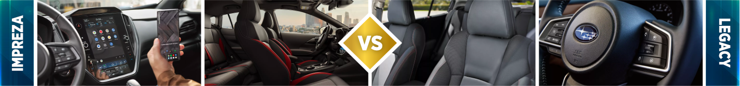 2024 Subaru Impreza vs 2024 Subaru Legacy