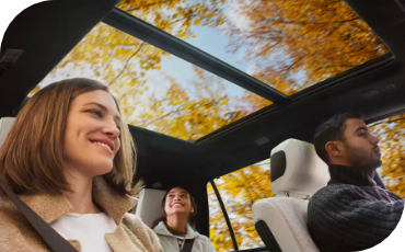 Closeup of the Toyota Sequoia instrument cluster