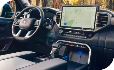 Toyota Sequoia features innovative technology.