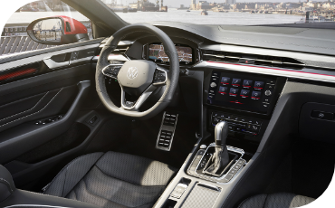 Volkswagen Arteon features innovative technology.