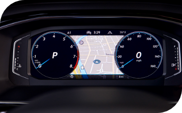 Volkswagen Jetta features innovative technology.