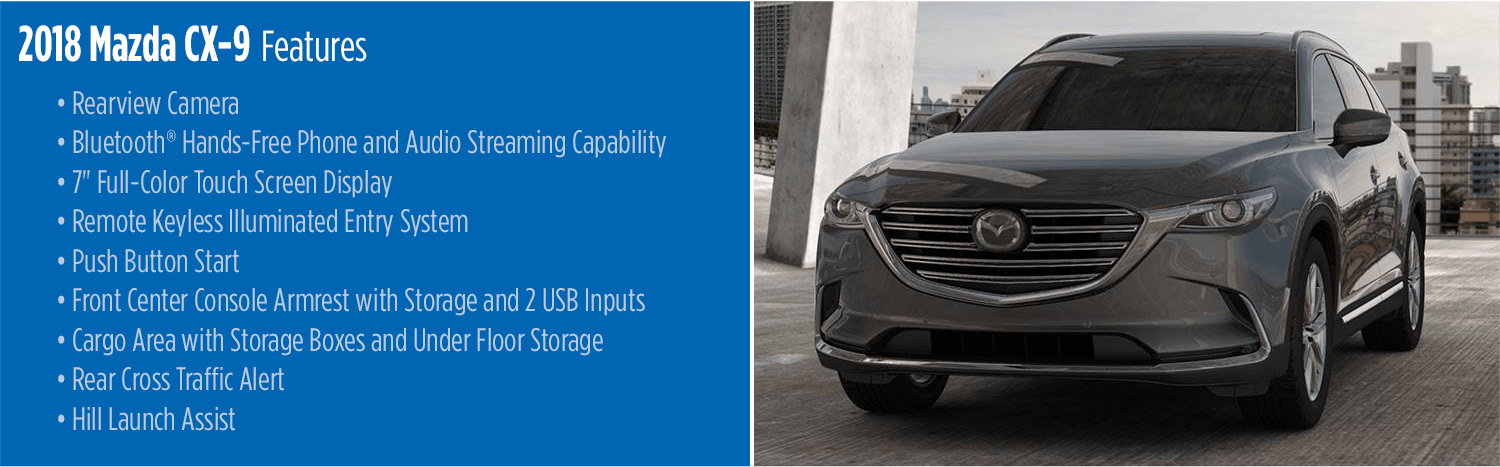2018 Mazda CX-9 Features
