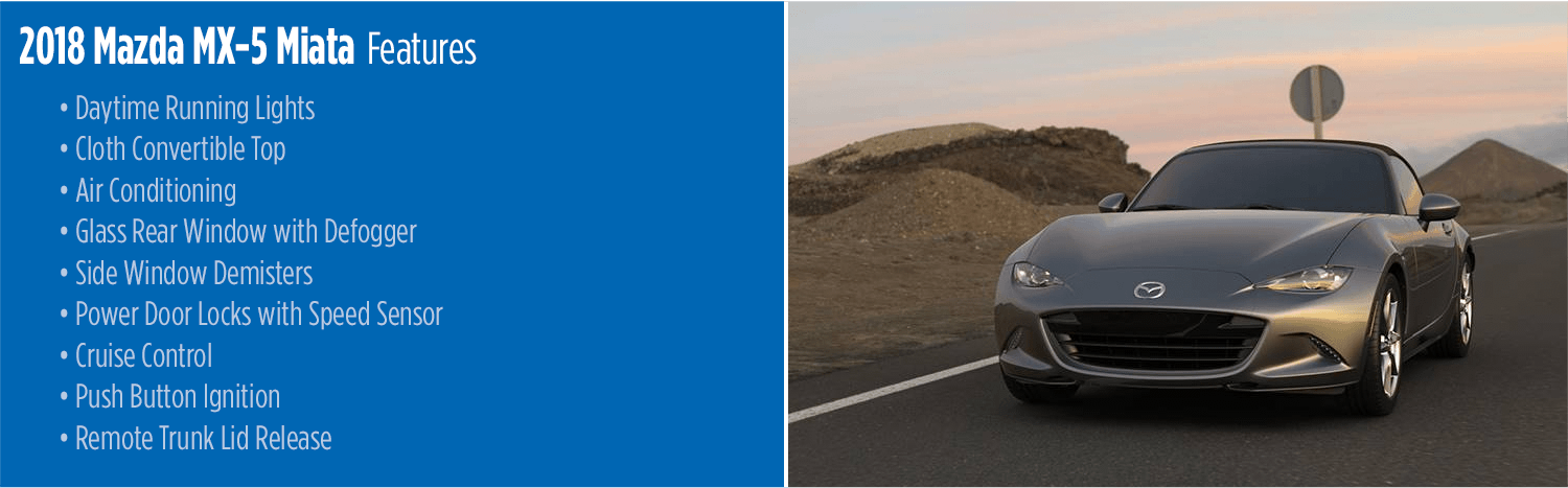 2018 Mazda MX-5 Miata Features
