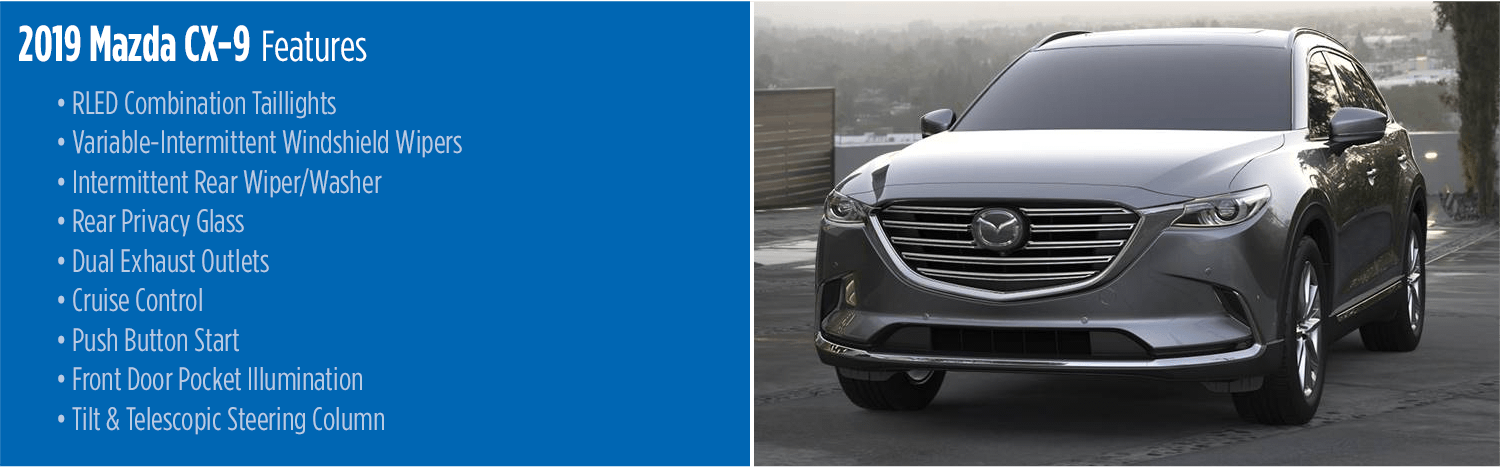 Review These Exciting 2019 Mazda CX-9 Features
