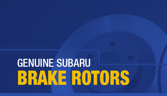 Read below to learn about genuine Subaru brake rotors.
