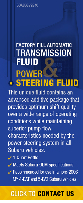 Factory Fill Automatic Transmission Fluid & Power Steering Fluid