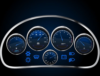Keep a close eye on your dashboard to make sure you're not accelerating too hard
