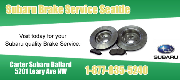 Subaru Brake Repair Service Seattle, Washington