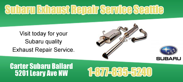 Carter Subaru Ballard Exhaust Repair Service Seattle, Washington