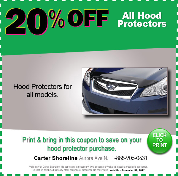 Subaru Hood Protector Seattle