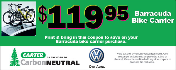 Volkswagen Barracuda Bike Carrier Seattle
