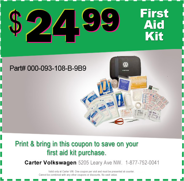 Volkswagen First Aid Kit Special Seattle