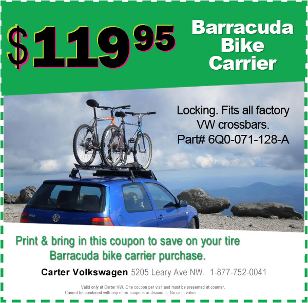 Volkswagen Barracuda Bike Carrier Seattle