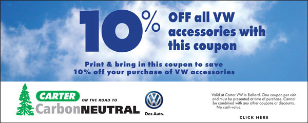 Carter Volkswagen Accessories Special Seattle