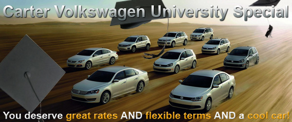 University Volkswagen Graduatation Special