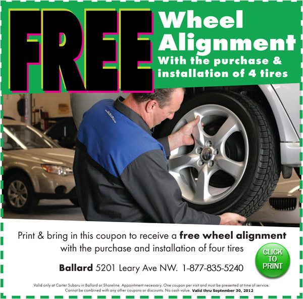 Seattle Alignment Coupon