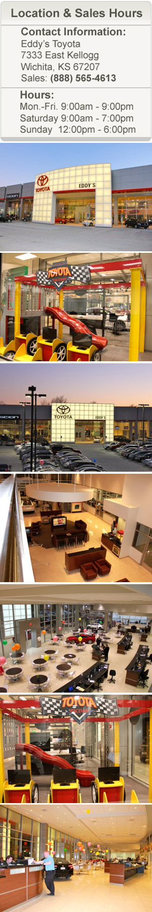 Eddy's Toyota Sales Hours & Directions