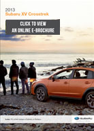 Download a 2013 Subaru XV Brochure here! 2013 Subaru XV Sports Coupe Digital Brochure Download