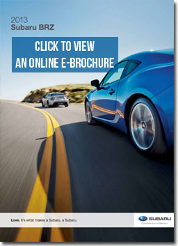 2013 Subaru BRZ Sports Coupe Online Brochure, Hermosa Beach, California