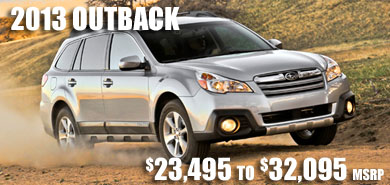 2013 Subaru Outback at Subaru Pacific, Hermosa Beach, Los Angeles, Torrance, Long Beach, Santa Monica, California