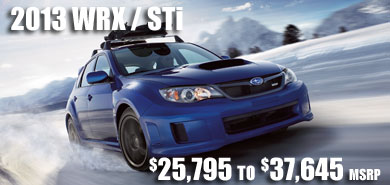 2013 Subaru WRX & STi at Subaru Pacific, Hermosa Beach, Los Angeles, Torrance, Long Beach, Santa Monica, California
