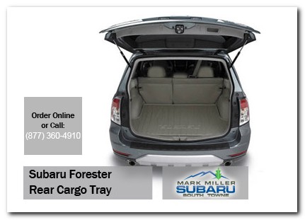 Sandy, subaru, rear cargo tray, forester, accessories, parts, specials