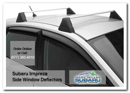 Sandy, subaru, side window deflectors, impreza, accessories, parts, specials