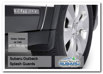 Sandy, subaru, splash guards, outback, accessories, parts, specials