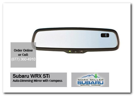 Sandy, subaru, auto-dimming mirror, compass, wrx / sti, accessories, parts, specials