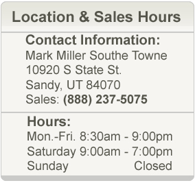 Mark Miller Subaru South Towne hours and location