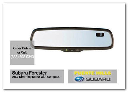Medford, subaru, auto-dimming mirror, compass, forester, accessories, parts, specials