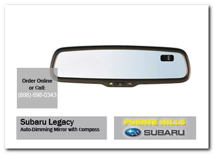 Medford, subaru, auto-dimming mirror, compass, legacy, accessories, parts, specials