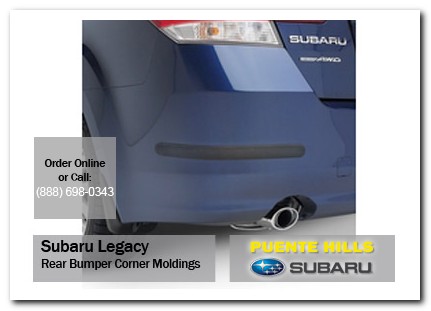 Medford, subaru, bumper corner moldings, legacy, accessories, parts, specials