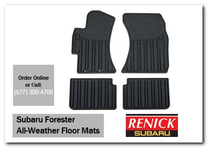 Los Angeles, subaru, all weather floor mats, forester, accessories, parts, specials