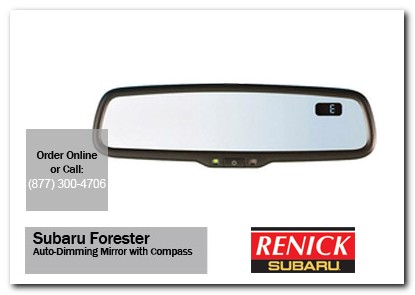 Los Angeles, subaru, auto-dimming mirror, compass, forester, accessories, parts, specials