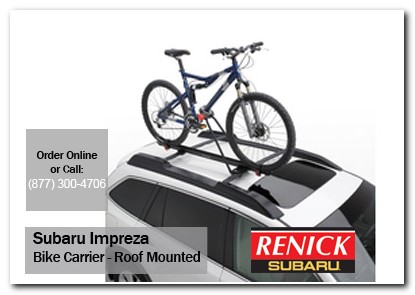Los Angeles, subaru, bike carrier, roof mounted, impreza, accessories, parts, specials