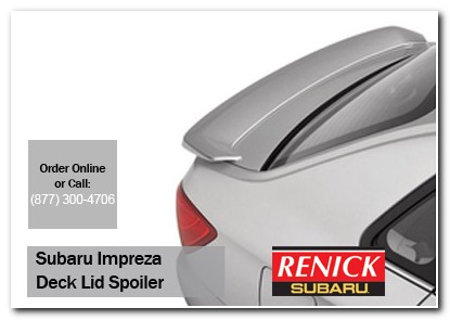 Los Angeles, subaru, rear, deck lid, spoiler, impreza, accessories, parts, specials