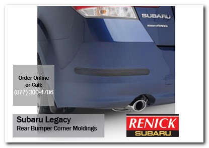 Los Angeles, subaru, bumper corner moldings, legacy, accessories, parts, specials