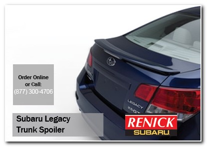 Los Angeles, subaru, trunk spoiler, legacy, accessories, parts, specials