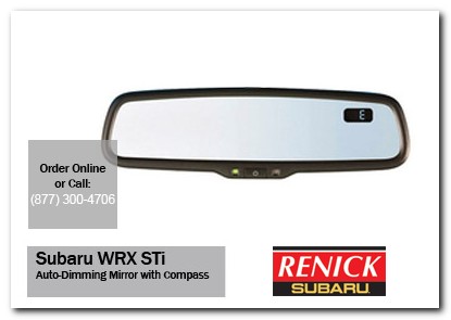 Medford, subaru, auto-dimming mirror, compass, wrx / sti, accessories, parts, specials