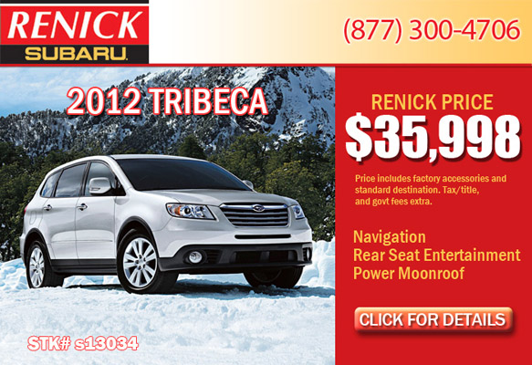 2012 Subaru Tribeca Special Los Angeles