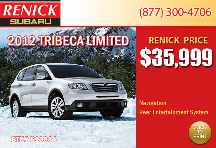 2012 Subaru Tribeca Los Angeles Special