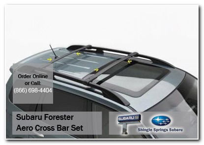 Sacramento, subaru, cross bar aero set, forester, accessories, parts, specials