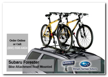 Sacramento, subaru, bike carrier, roof mounted, forester, accessories, parts, specials