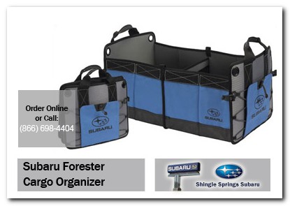 Sacramento, subaru, cargo organizer, forester, accessories, parts, specials