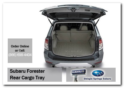Sacramento, subaru, rear cargo tray, forester, accessories, parts, specials